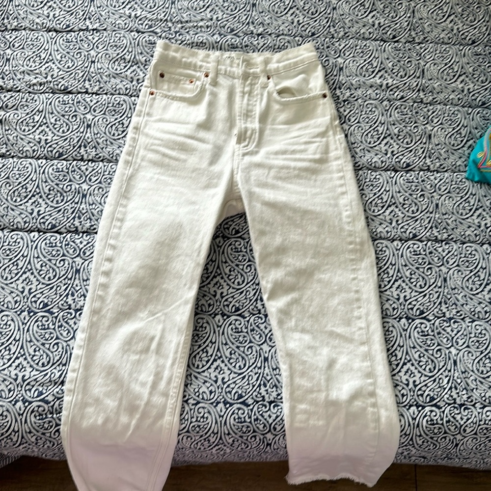 Zara white jeans - size 2 (high waisted - skinny)